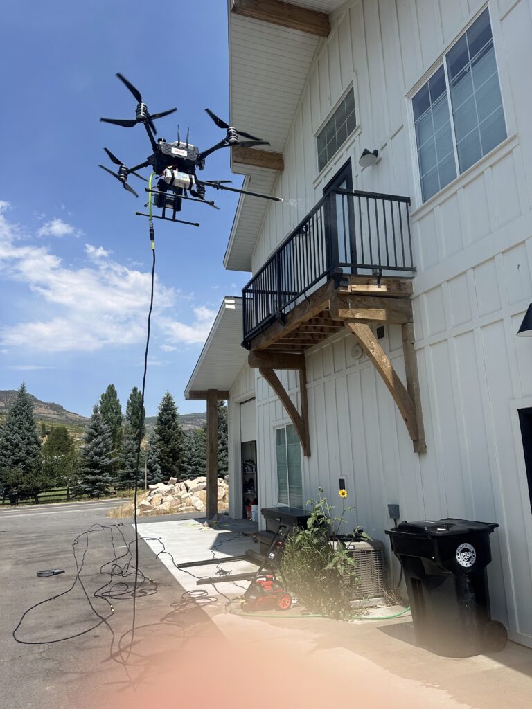 residential drone washing